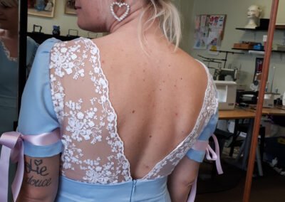 combi avec dentelle
