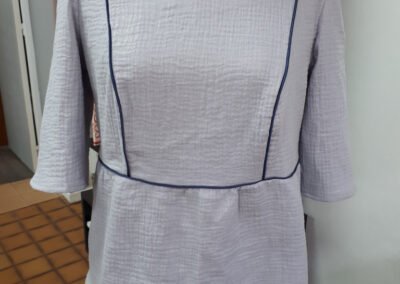robe courte réalisé à bavay