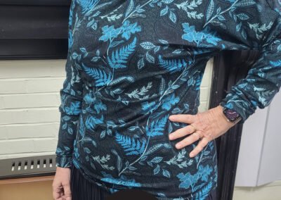 hauts à motif porté - sur mesure