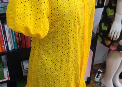 robe légère jaune